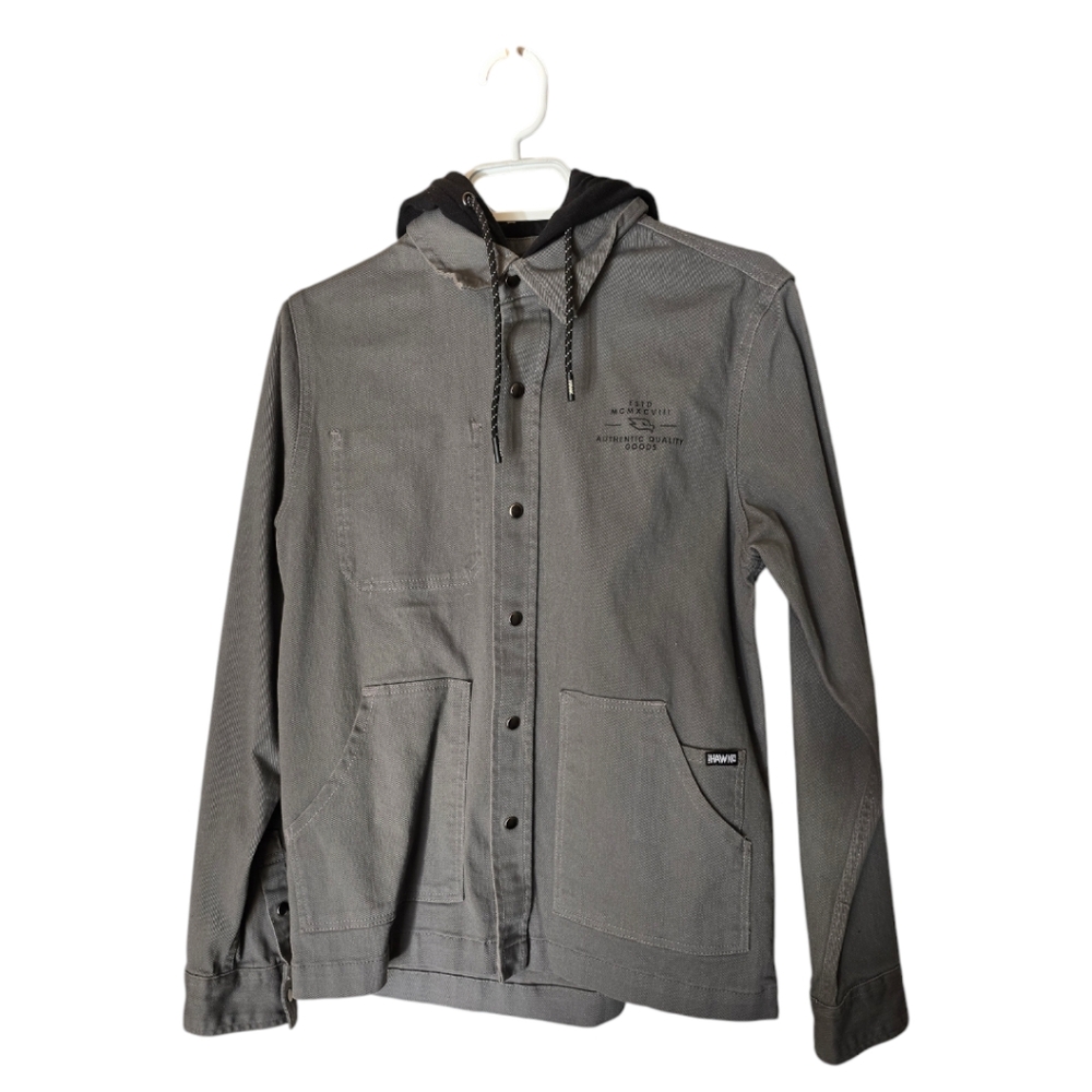 Tony Hawk Jacket Stretch Twill Hooded Gray
